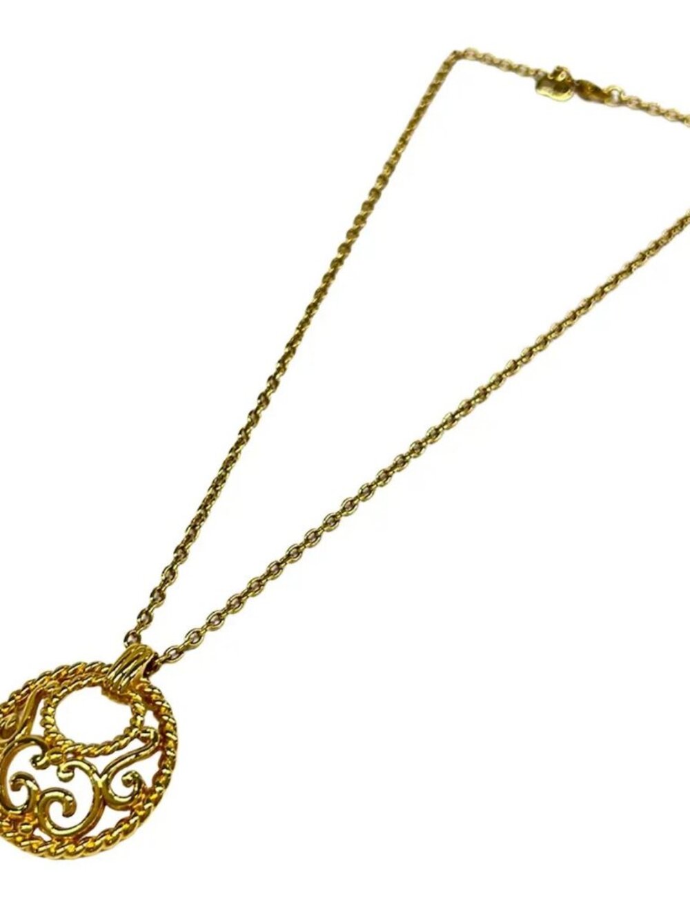 DIOR/ChristianDior Gold Hardware Necklace
